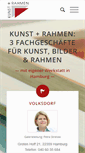 Mobile Screenshot of kunst-und-rahmen.de